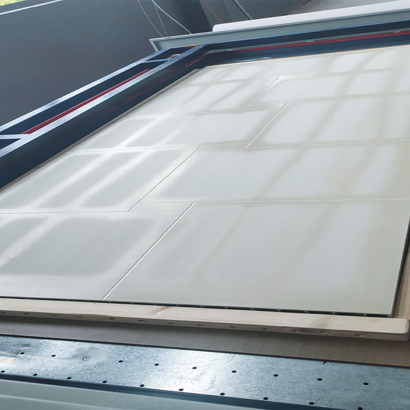 LM567 PVC vakuumtermoforming lim for treplastiske dører
